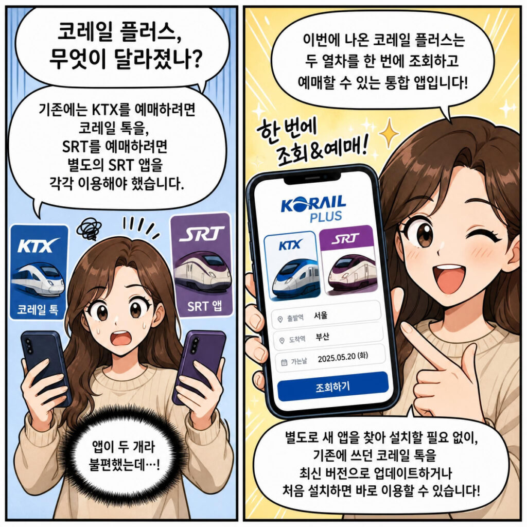 KTX SRT 통합 앱